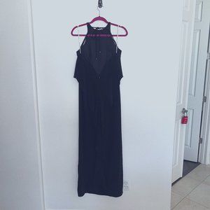Halston Black Maxi